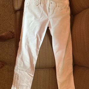 NWOT White Gap straight jeans, 31L
